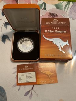 2004-2006 1oz KANGAROO SILVER proof coins
