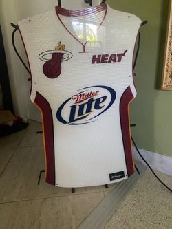 Miami Heat Miller Lite Neon Sign - Vintage