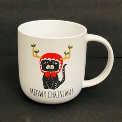 Cracker Barrel Cat Christmas Holiday  Coffee Mug Cup