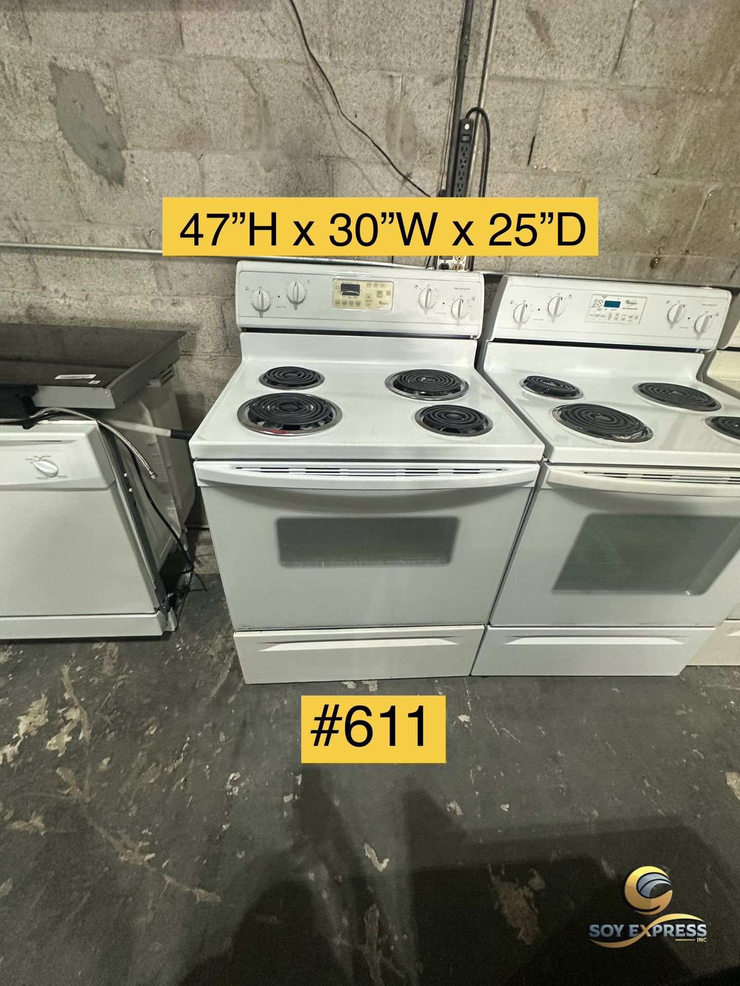 Whirlpool Stove Electric (#611)