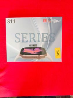 Series S11 Smartwatch Bundle - 7-in-1 Straps, AMOLED Display, Fitness & Health Tracker (Rose Gold)