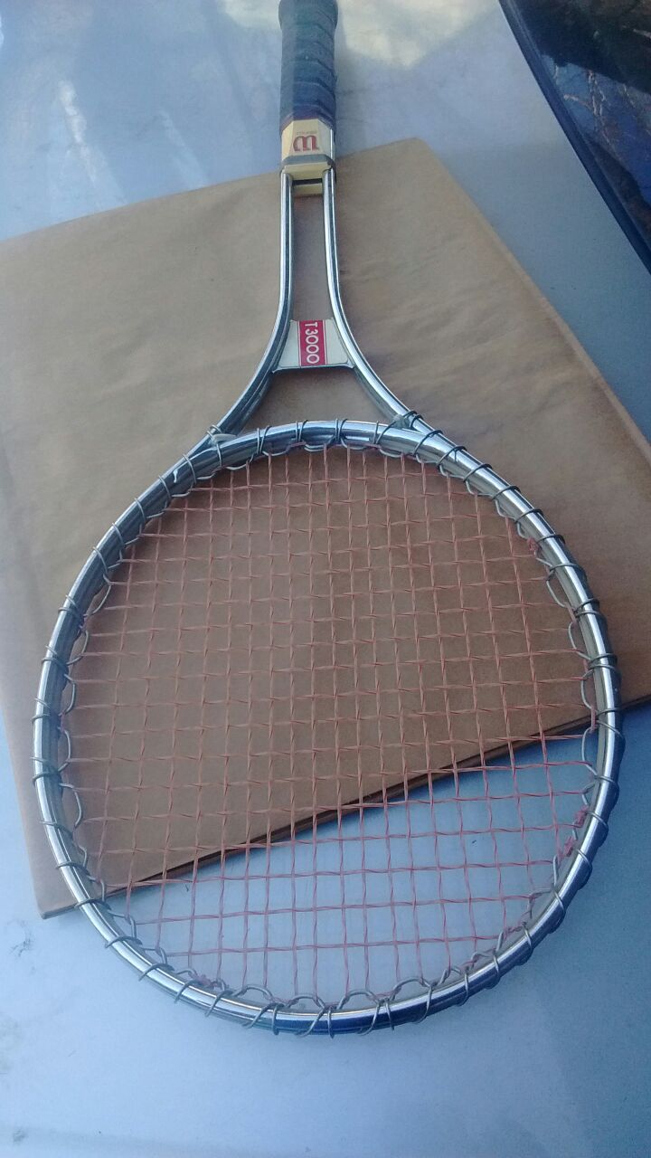 1970 Wilson Chrome T3000 Vintage Tennis Racket