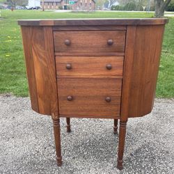 Ferguson Brothers Furniture- Martha Washington Wooden antique sewing cabinet