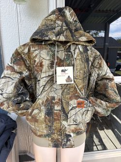 Golden Elephant Waterproof Camo Hooded Jacket