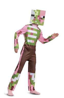 MINECRAFT PIG  Costume  Sz 8/10 