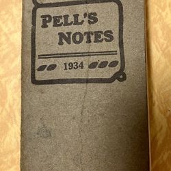 January 1934 PELL'S NOTES By Edward Leigh Pell - Illustrated Bible Lesson Magazine for Adults
