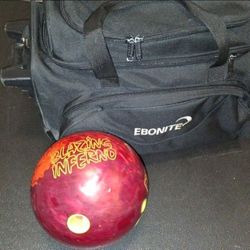 Bowling Ball and Bag 