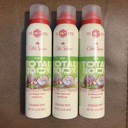 Old Spice Fiji Total Body Deodorant Spray