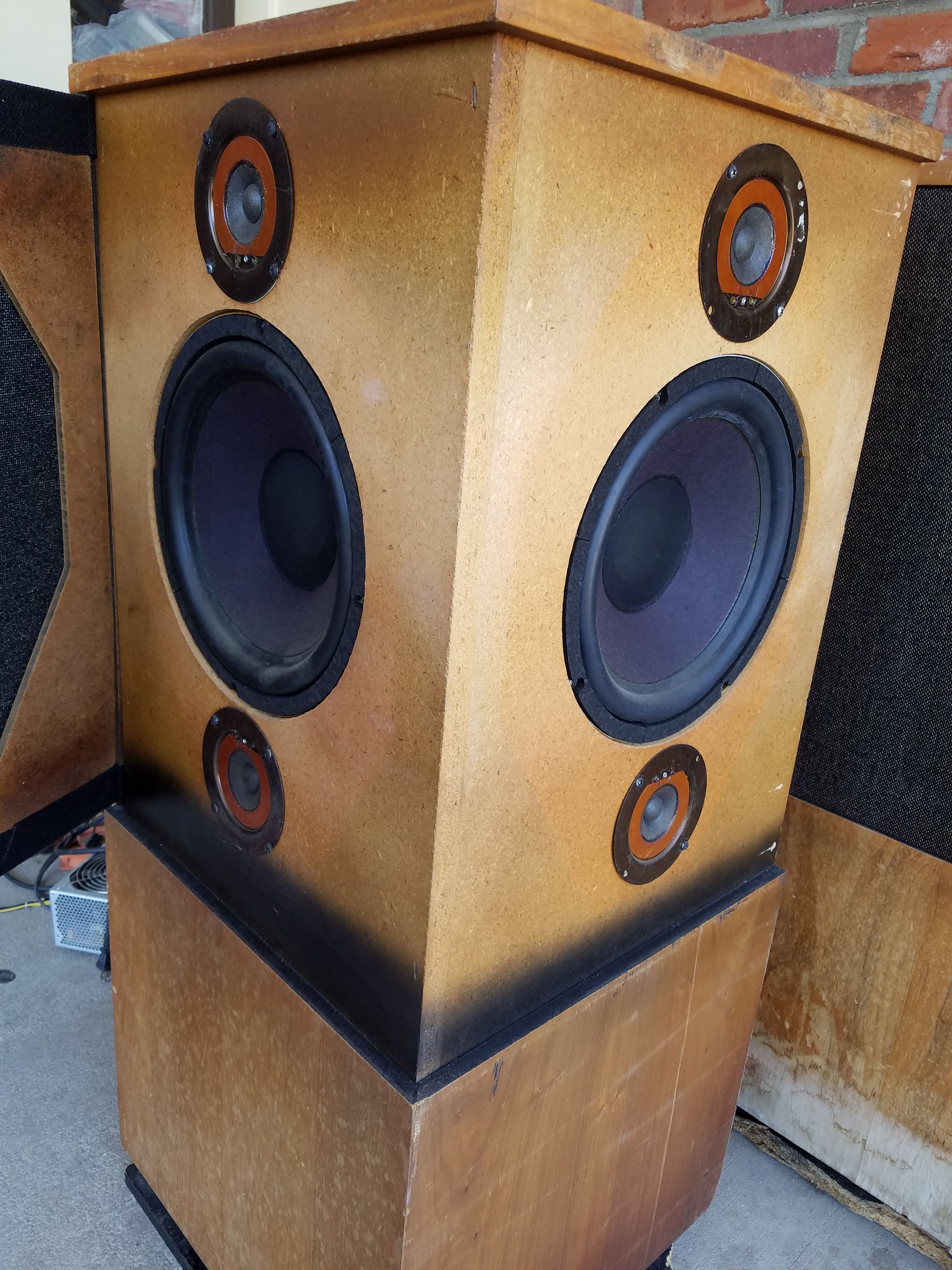 RTR 280DR SPEAKERS PAIR TWEETERS VINTAGE WOOFERS SOUNDS GREAT! for Sale