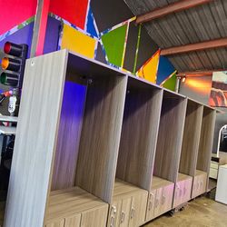 Single Pedestal Modern Grey Executive Desks