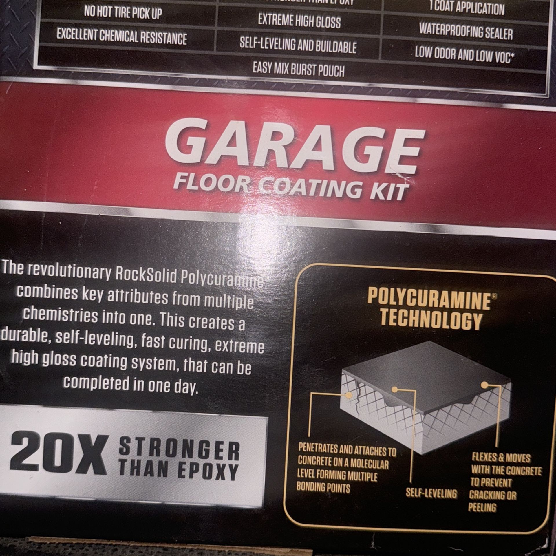 Rustoleum ROCKSOLID Garage Floor Coating Kit