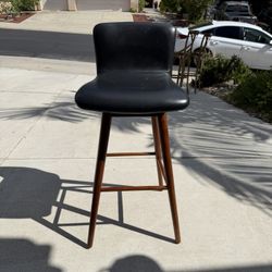 Article Leather Bar Stool