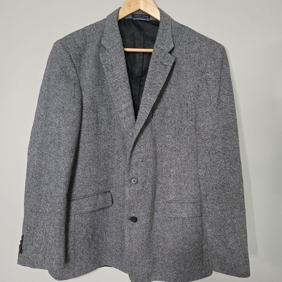 Men´s Gray 55% Wool/37% polyester R46 Blazer Rn47338