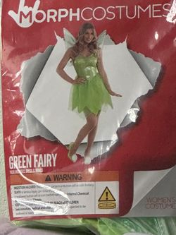 Halloween Costume Green Fairy “Tinkerbell”Size L(new)