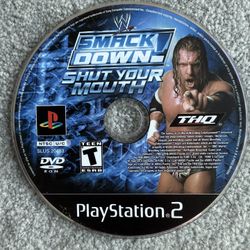 ***NO TRADES!!!*** WWE Smackdown Shut Your Mouth (PlayStation 2) ***flawless disk***