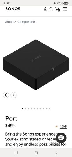 Sonos Port Streaming Component