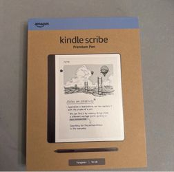 Amazon Kindle Scribe with Premium Pen (16 GB) - Tungsten (NEW)