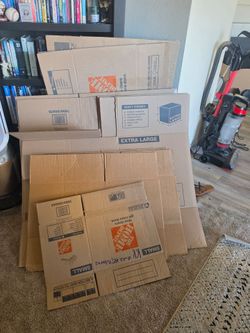20+ Moving Boxes – Assorted Small/Medium/Large/XL
