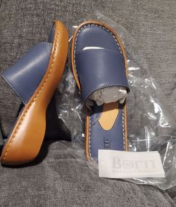 NEW BORN Sandals Icy Blue size 9M