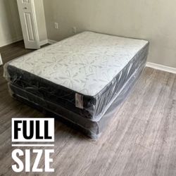 NEW Mattress Full Size With Box Spring // Offer  🚚