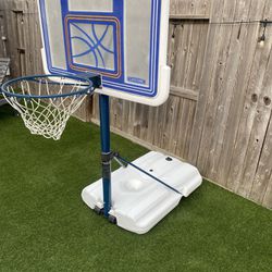 Basketball Hoop Poolside