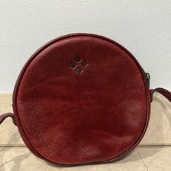 Patricia Nash Scafati Leather Canteen-Shaped Crossbody Bag - Spring Cleaning Event!!!!