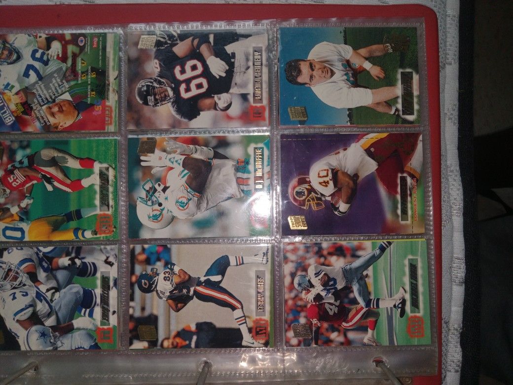 NFL FOOTBALL PLAYER CARDS FROM THE 90s(180 CARDS) $40