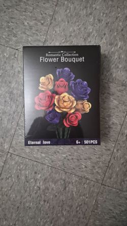 Romantic Collection Flower Bouquet Building Block Set