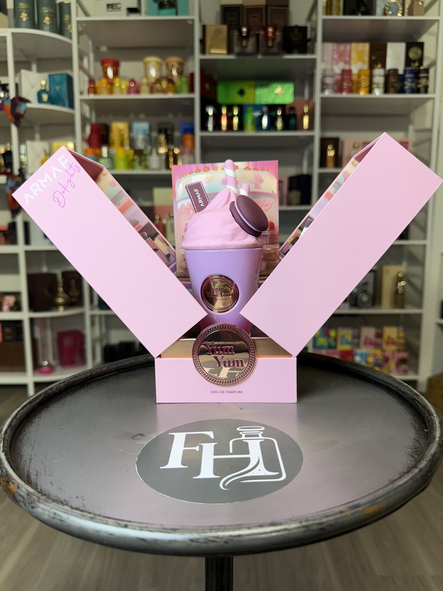 Armaf Delight Yum Yum Eau de Parfum 3.4 fl oz (100 ml) β Sweet Vanilla Cotton Candy Fragrance for Women