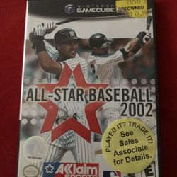 All-Star Baseball 2002 Nintendo GameCube Complete CIB