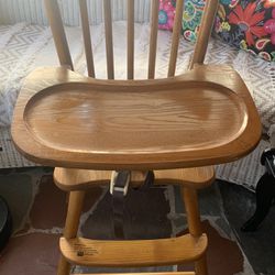 Vintage Wood baby chair  