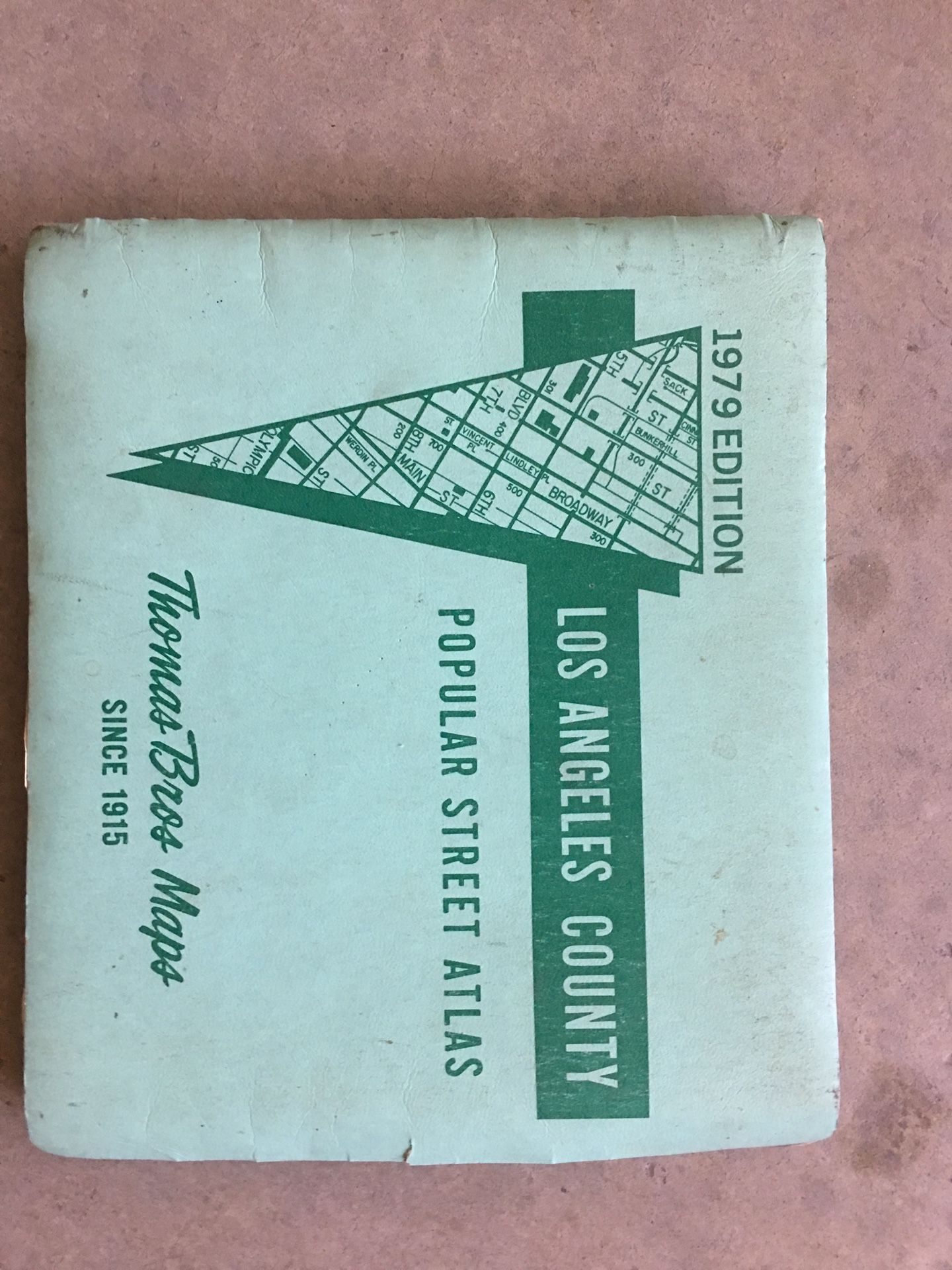 Antique Classic Thomas Bros Map Book