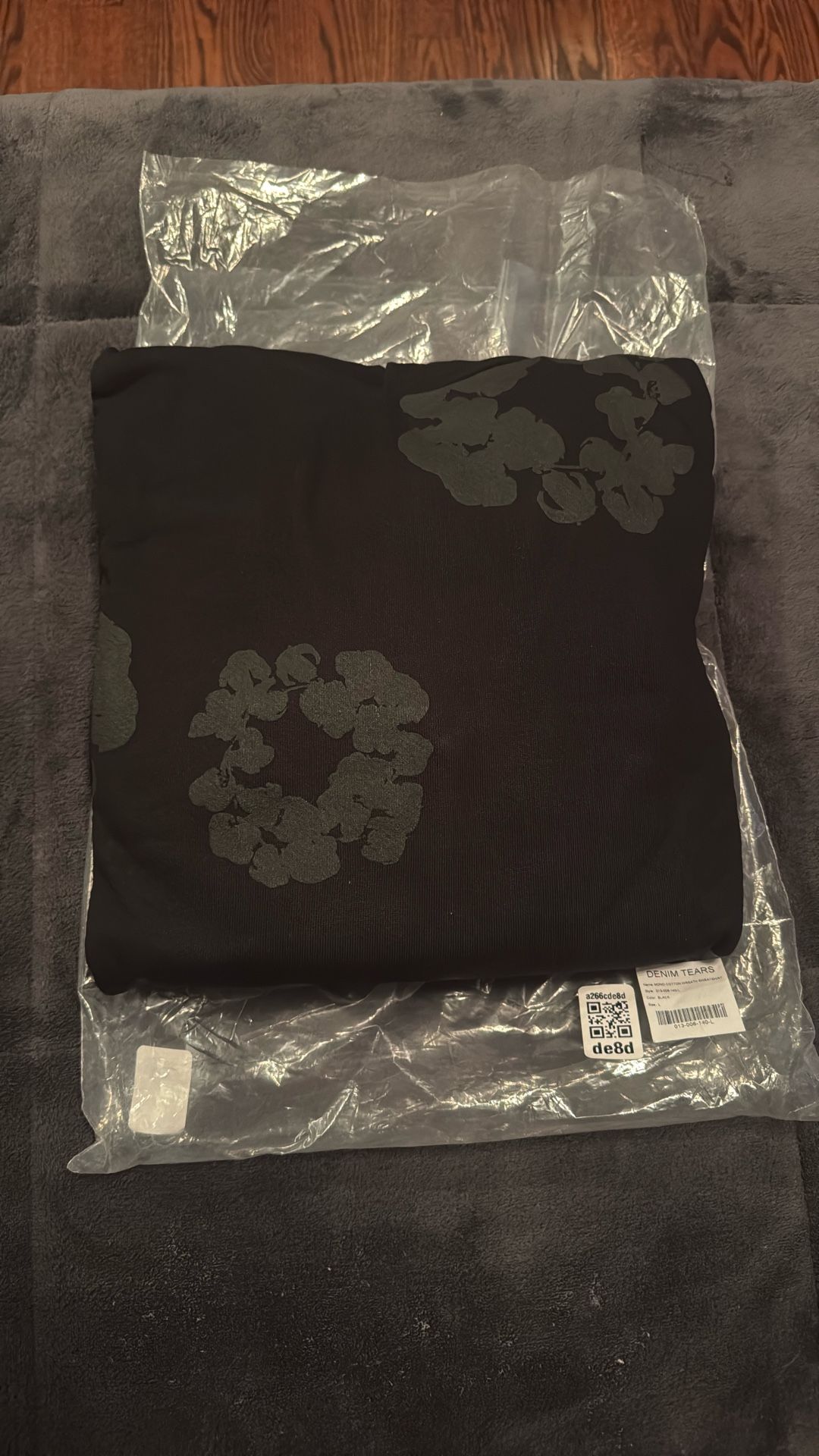 🔥 Denim Tears Monochrome Hoodie – BRAND NEW (Open Bag) 🔥