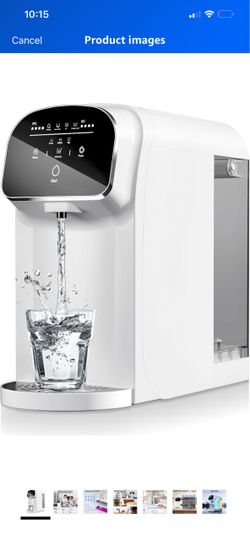 UV Reverse Osmosis Water Filter Countertop, 5:1 Pure to Drain, 5-Stage RO Water Filtration System, Full Sized appliances, No Installation Required, Po