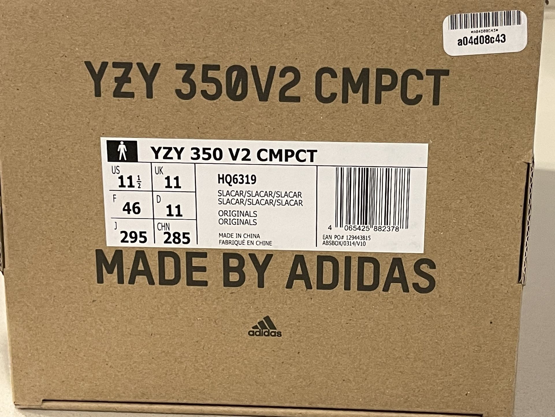 adidas gazelle silver green womens Adidas Yeezy Boost 350 V2 CMPCT 'Slate Carbon' Grade-School main image 0