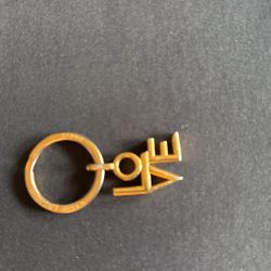 Saint Laurent Paris Keychain Says Love