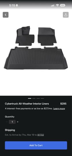 Cybertruck OEM accessories