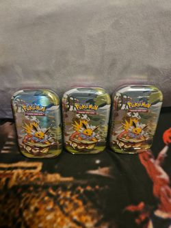 Pokemon Prismatic mini tins Jolteon $30 each