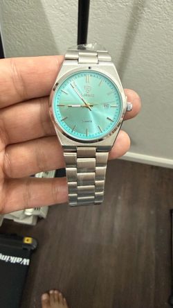 LQuartz Watch Teal stainless Dial Steel Bracelet