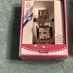 Ladies Quartz Watch Rose & Silver Tone 