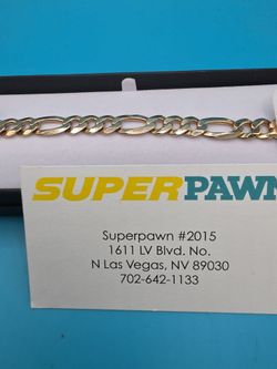 Gold Figaro Chain Bracelet