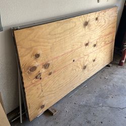 Plywood and drywall