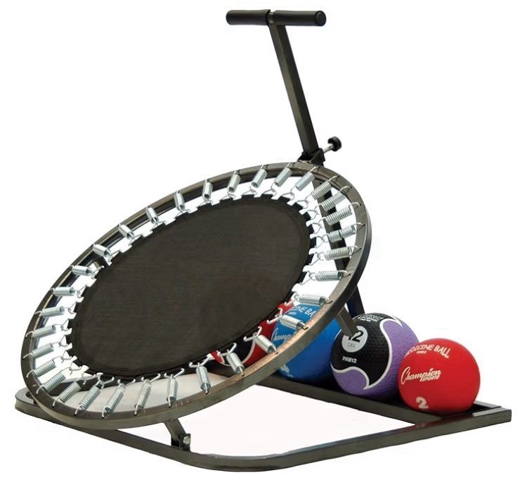 New Champion Sports Medicine Ball Rebounder – Adjustable Angle Steel Frame Neoprene Grip Handle Rehab Home Gym Workout 36" L x 39" W x 42" H 28 D $120