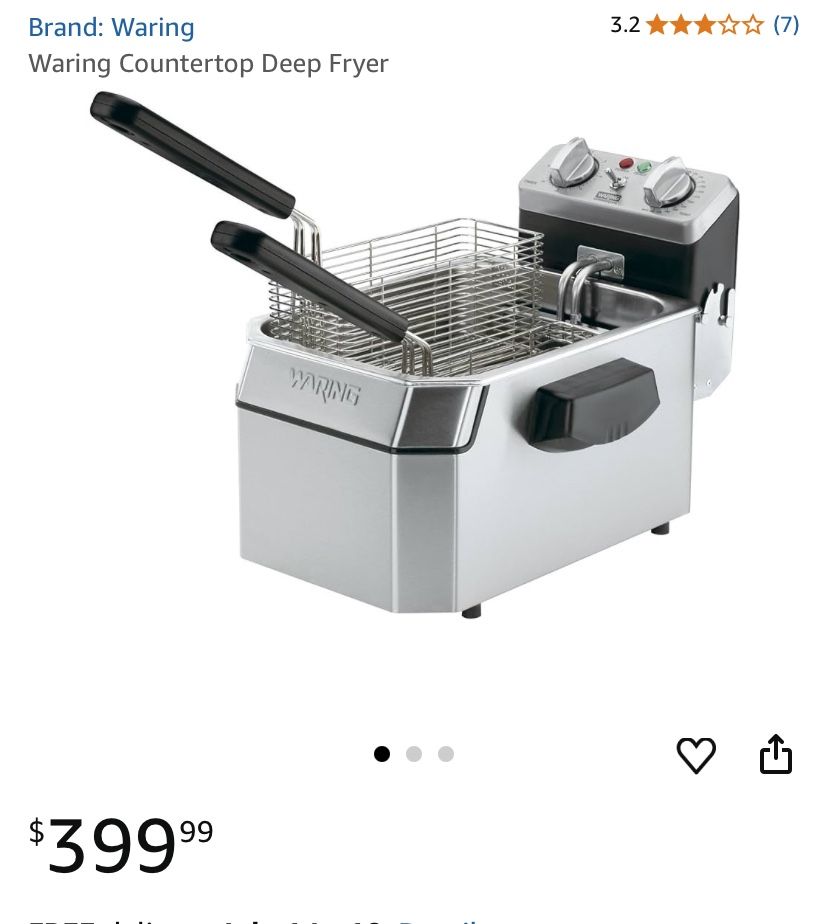 Waring Countertop Deep Fryer