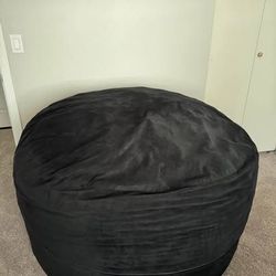 Beanbag, Pouf – Black, Like New