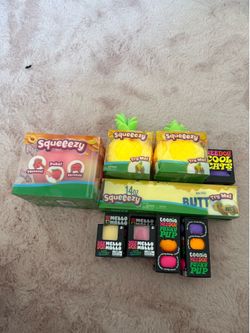 Real Needoh and Squeezys