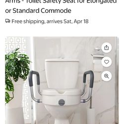 New RMS Universal Elevated 5" Toilet Seat