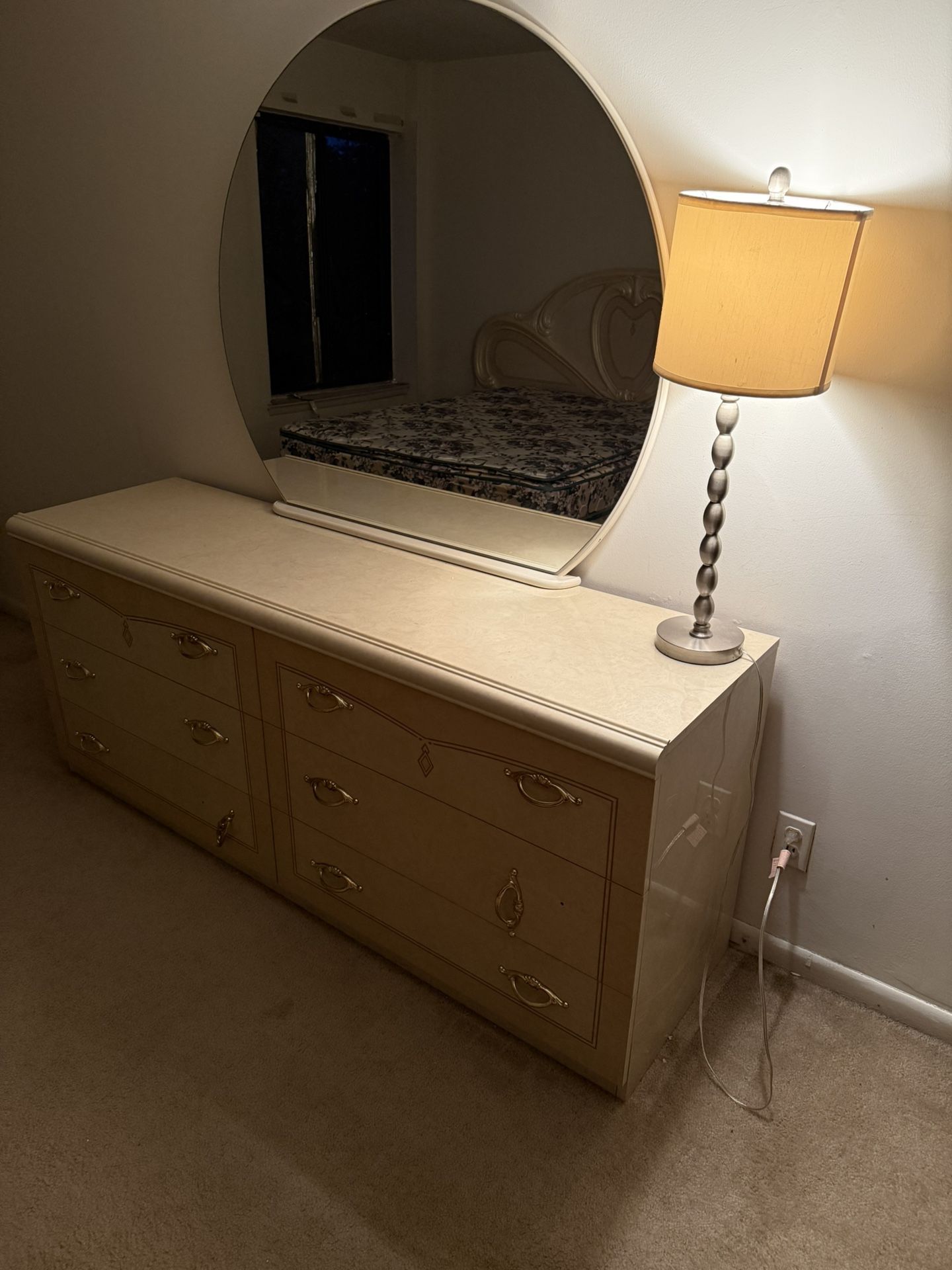 Dresser and Bed