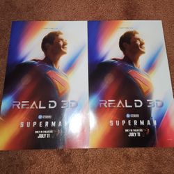 2 Superman Posters 