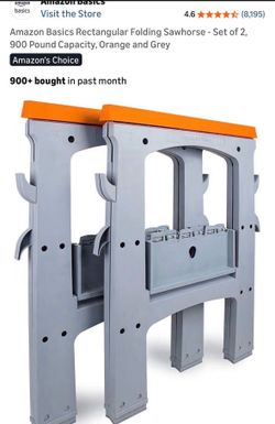 Amazon Basics Sawhorse set of two